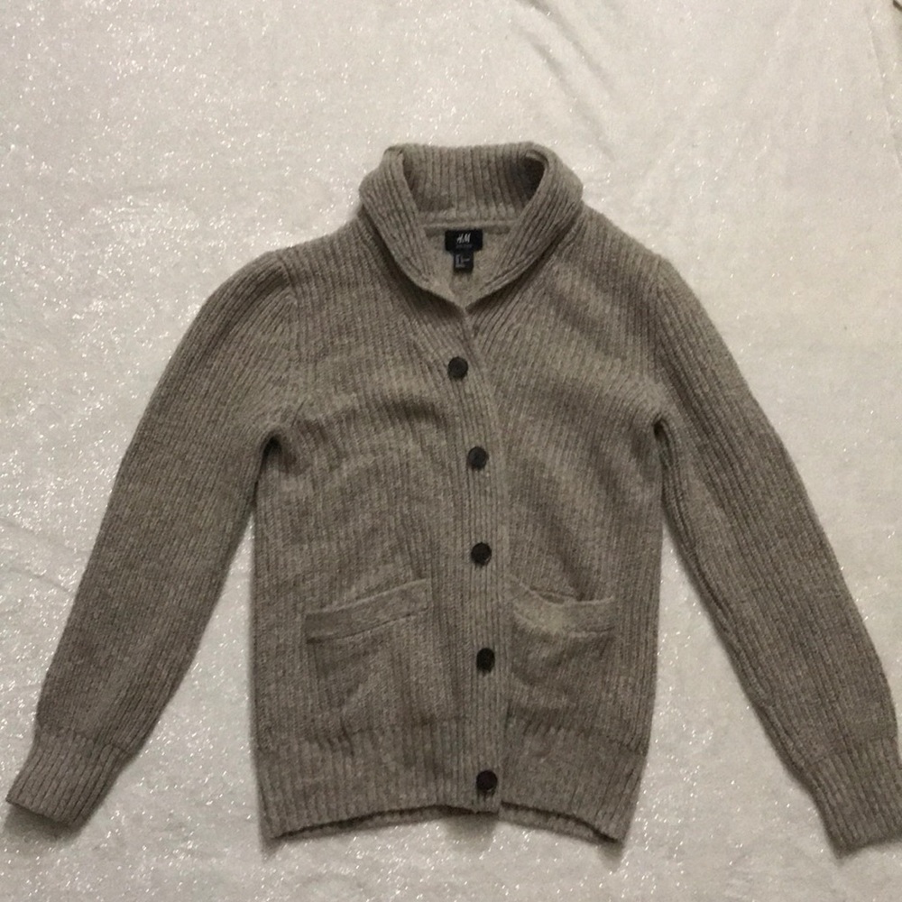 MEN’S BUTTON UP WOOL CARDIGAN